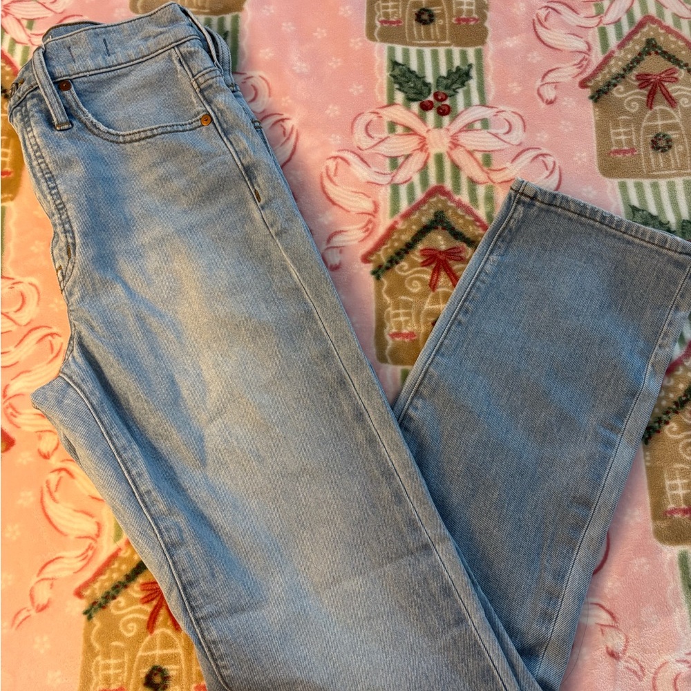 Madewell Women's Straight Leg Jeans in Light Blue